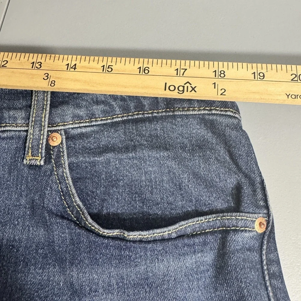 Levis 505 Jeans Mens 38x30 Blue Medium Wash Straight Leg WaterLess Denim Pants
